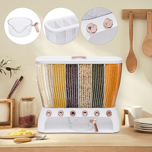 6-Compartment Cereal Dispenser