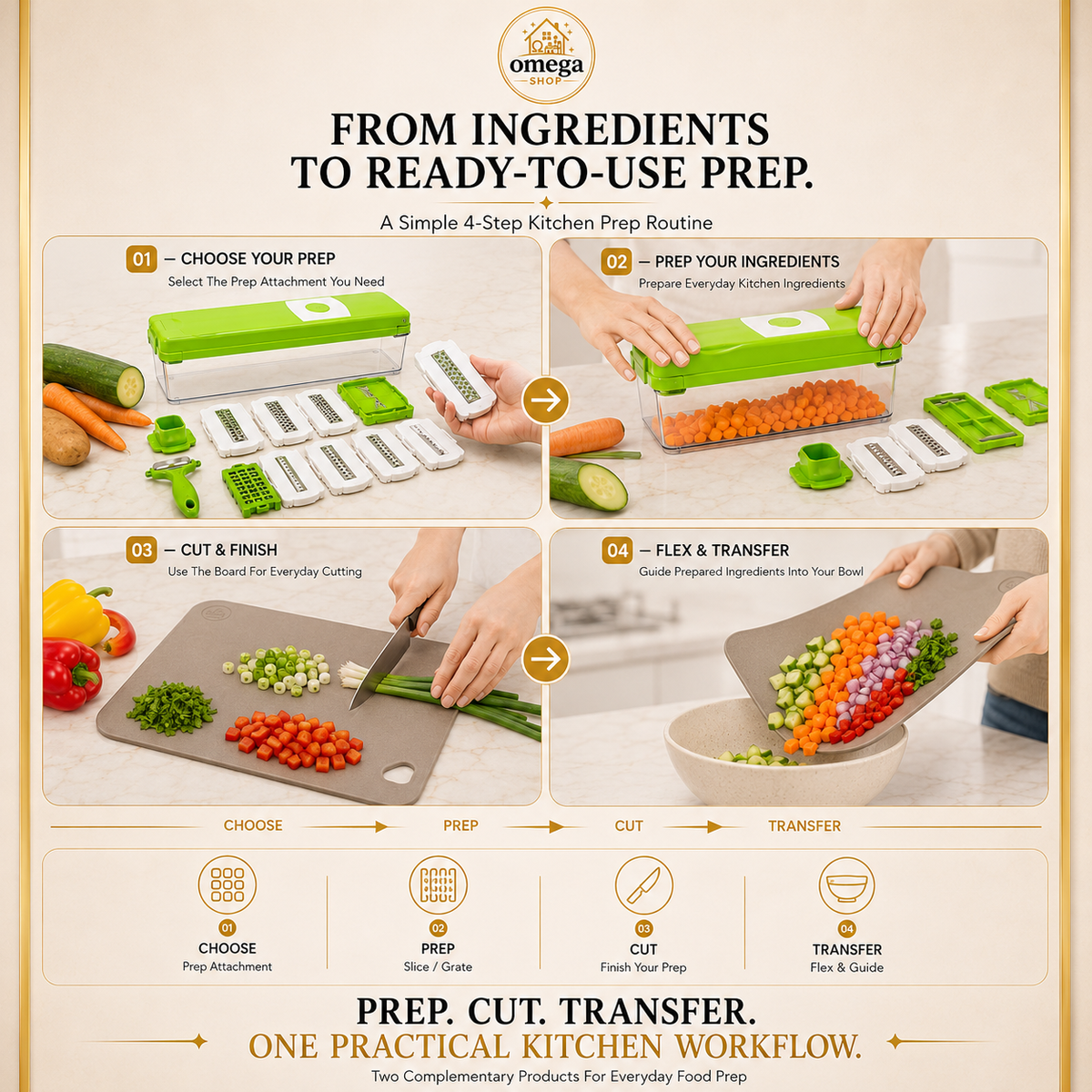 Nicer Dicer Plus Chopping & Slicing Set