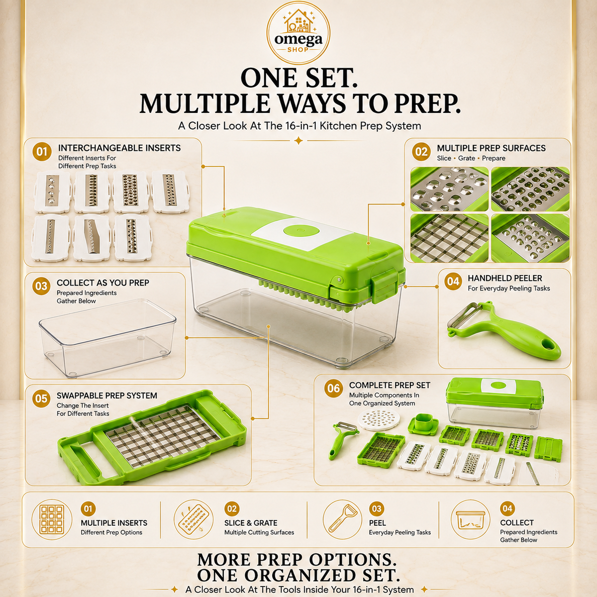 Nicer Dicer Plus Chopping & Slicing Set