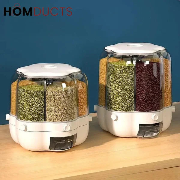 360° Rotating Grain and Cereal Dispenser