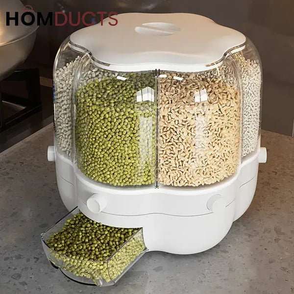 360° Rotating Grain and Cereal Dispenser