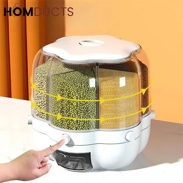360° Rotating Grain and Cereal Dispenser