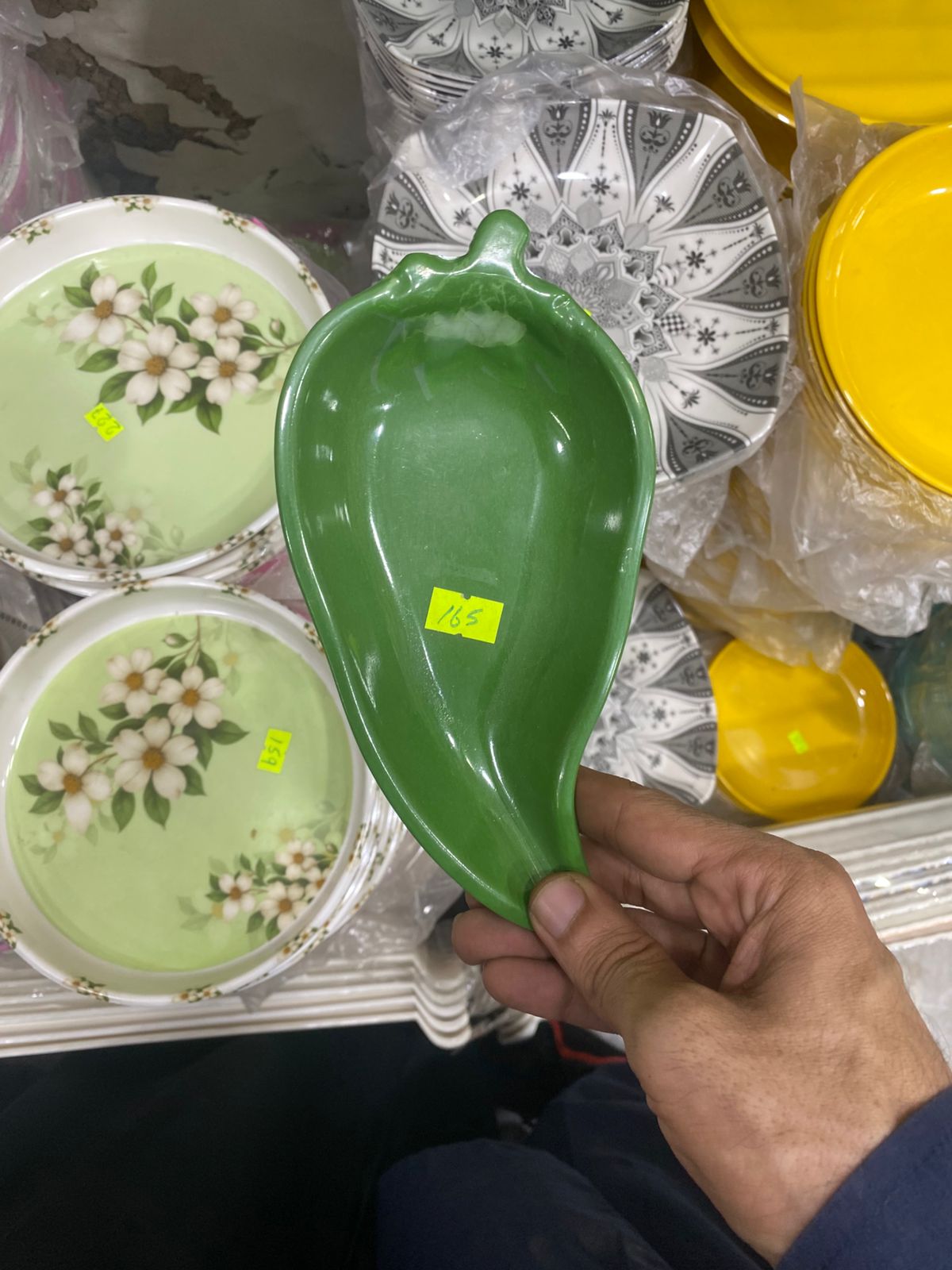 Strawberry-Shaped Melamine Serving Platter