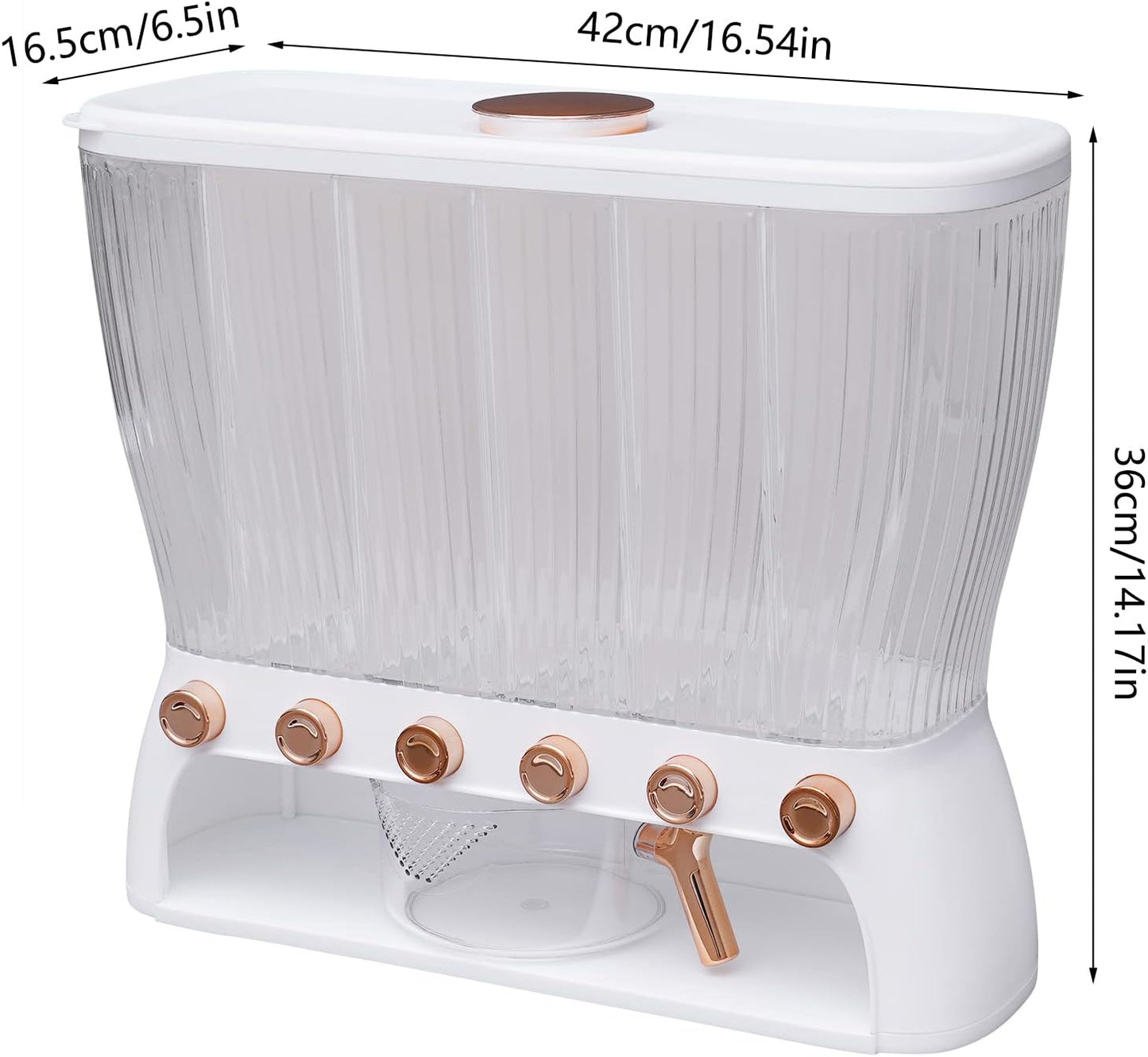6-Compartment Cereal Dispenser