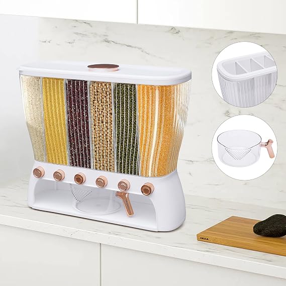 6-Compartment Cereal Dispenser