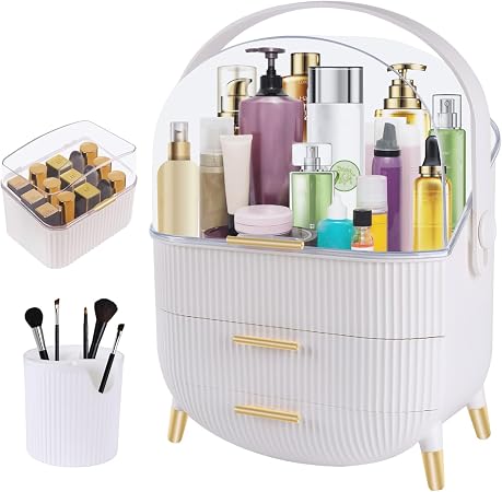 Makeup Storage Organizer with Lid