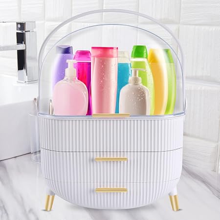 Makeup Storage Organizer with Lid