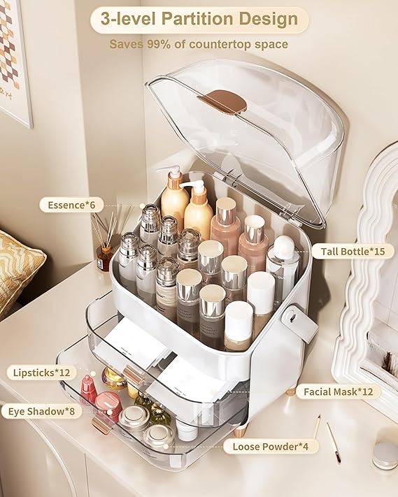 Anylady Makeup Organizer Countertop