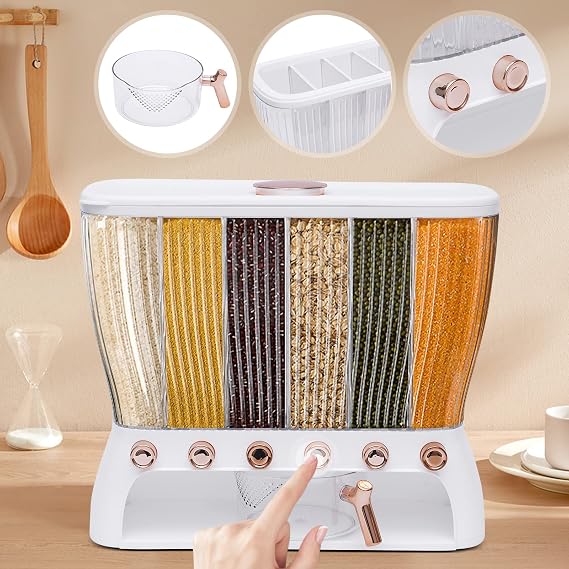 6-Compartment Cereal Dispenser