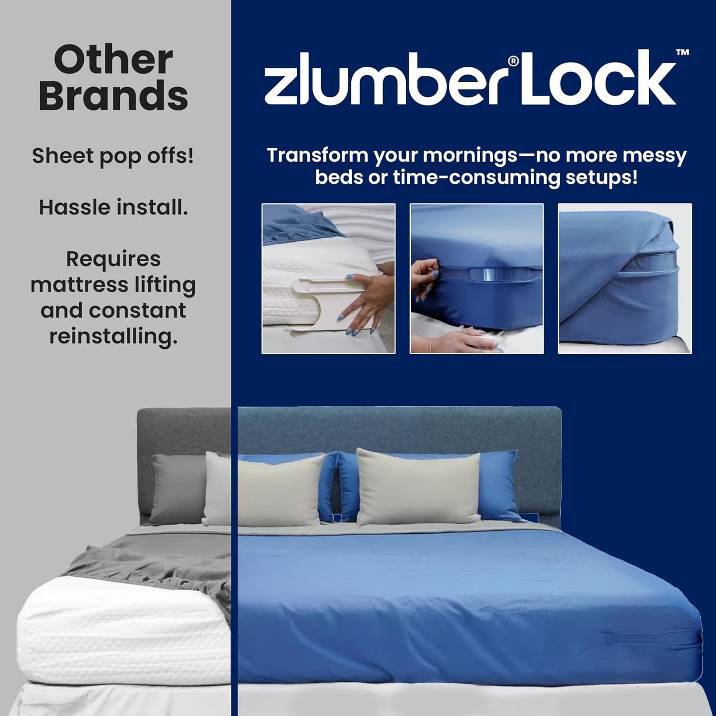Heavy-Duty PP Plastic Open Corner Bed Sheet Holders