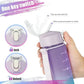 3-Piece Motivational Gradient Water Bottle Set with Time Markers