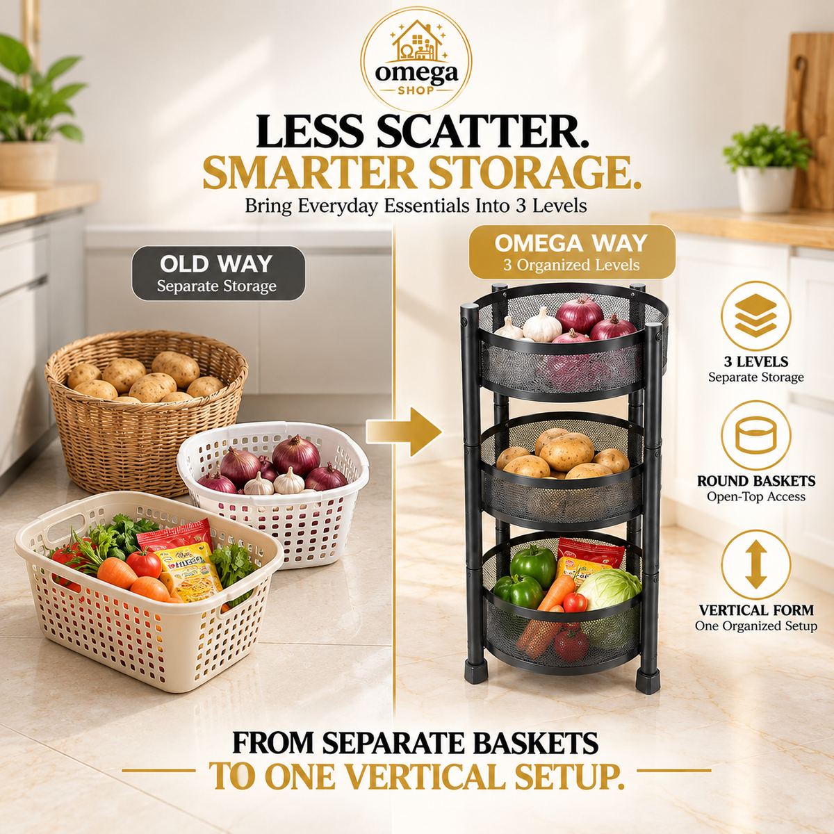 compact veg stortage