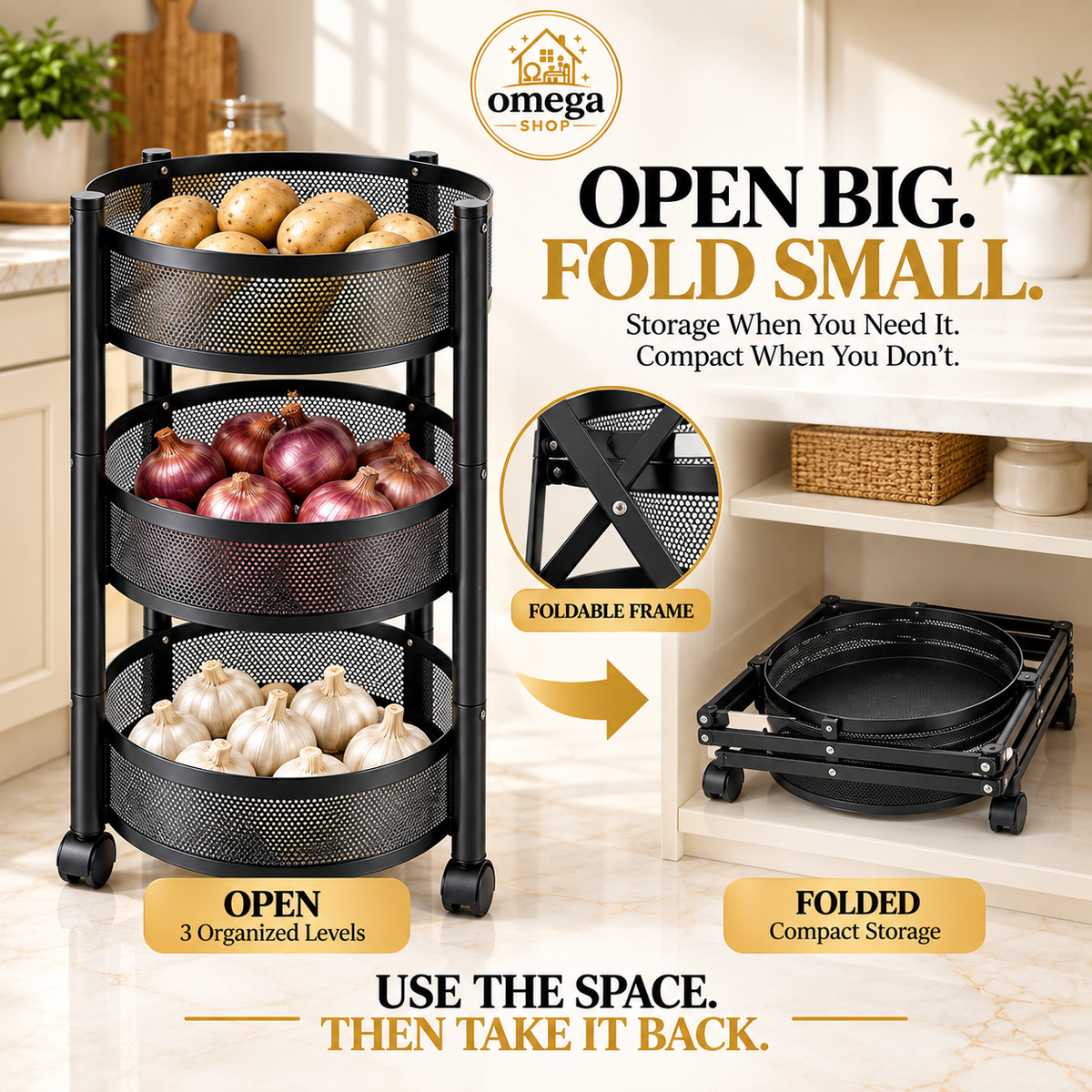 compact veg stortage