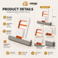 Omega Mini Foldable Self-Squeeze Sponge Mop for Kitchen & Bathroom