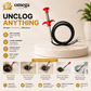 Omega Drain Snake Hair Clog Remover Tool – Flexible Drain Cleaner for Sink, Shower & Bathroom Pipes
