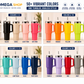 Stainless Steel Tumblers with Handle