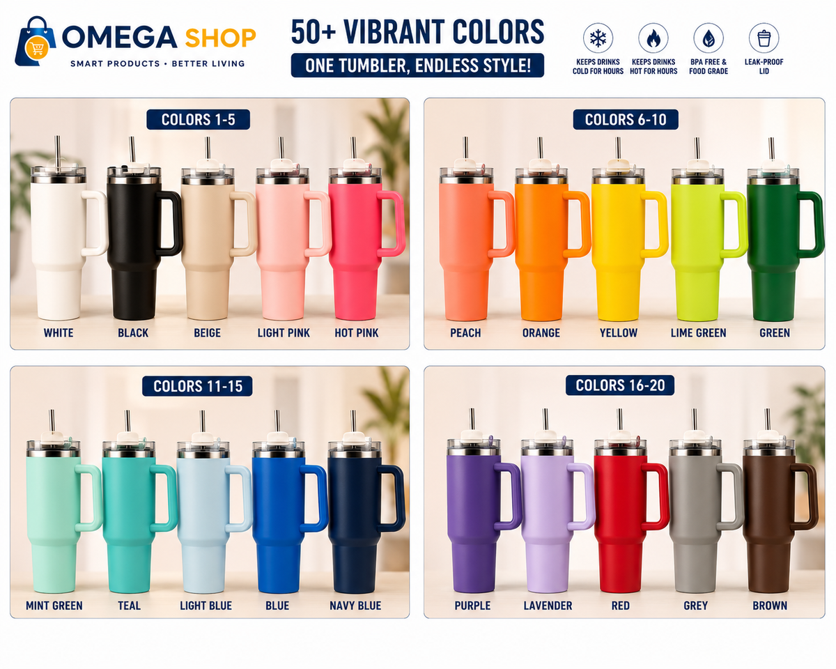 Stainless Steel Tumblers with Handle
