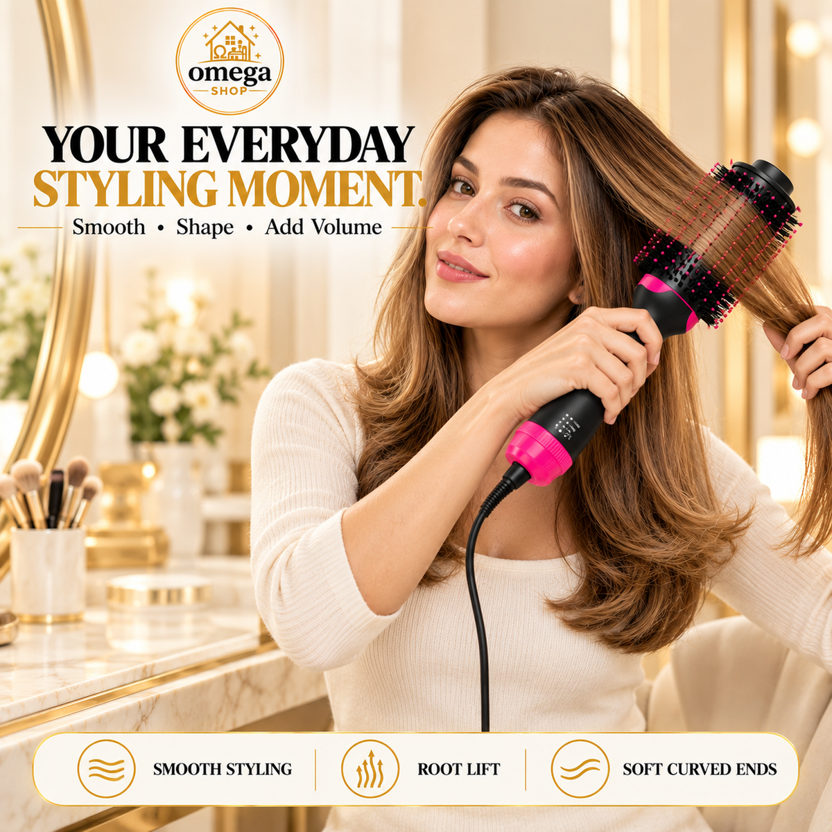 One-step-hair-dryer-styler-brush