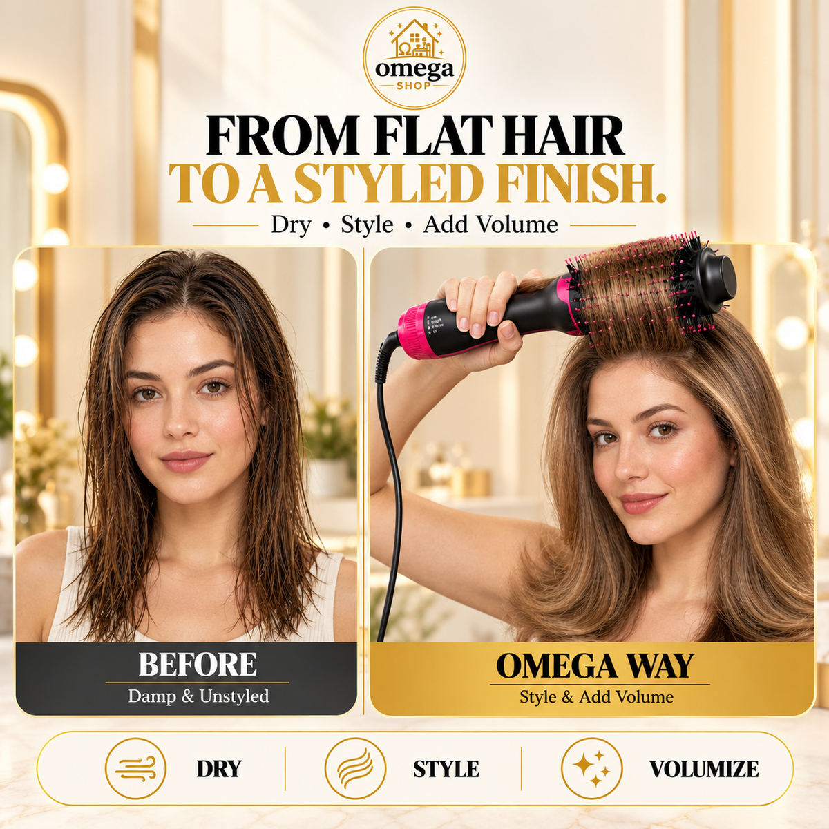 One-step-hair-dryer-styler-brush