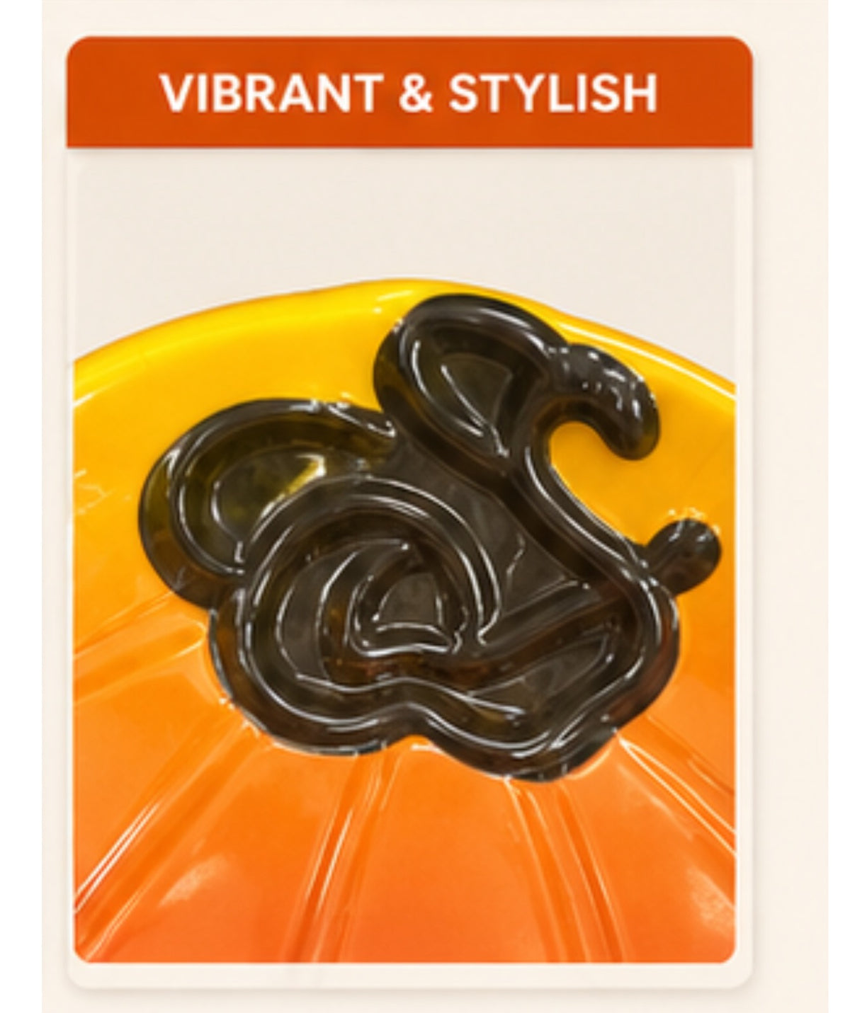 Black ampersand symbol on a yellow background with 'Vibrant & Stylish' text above.