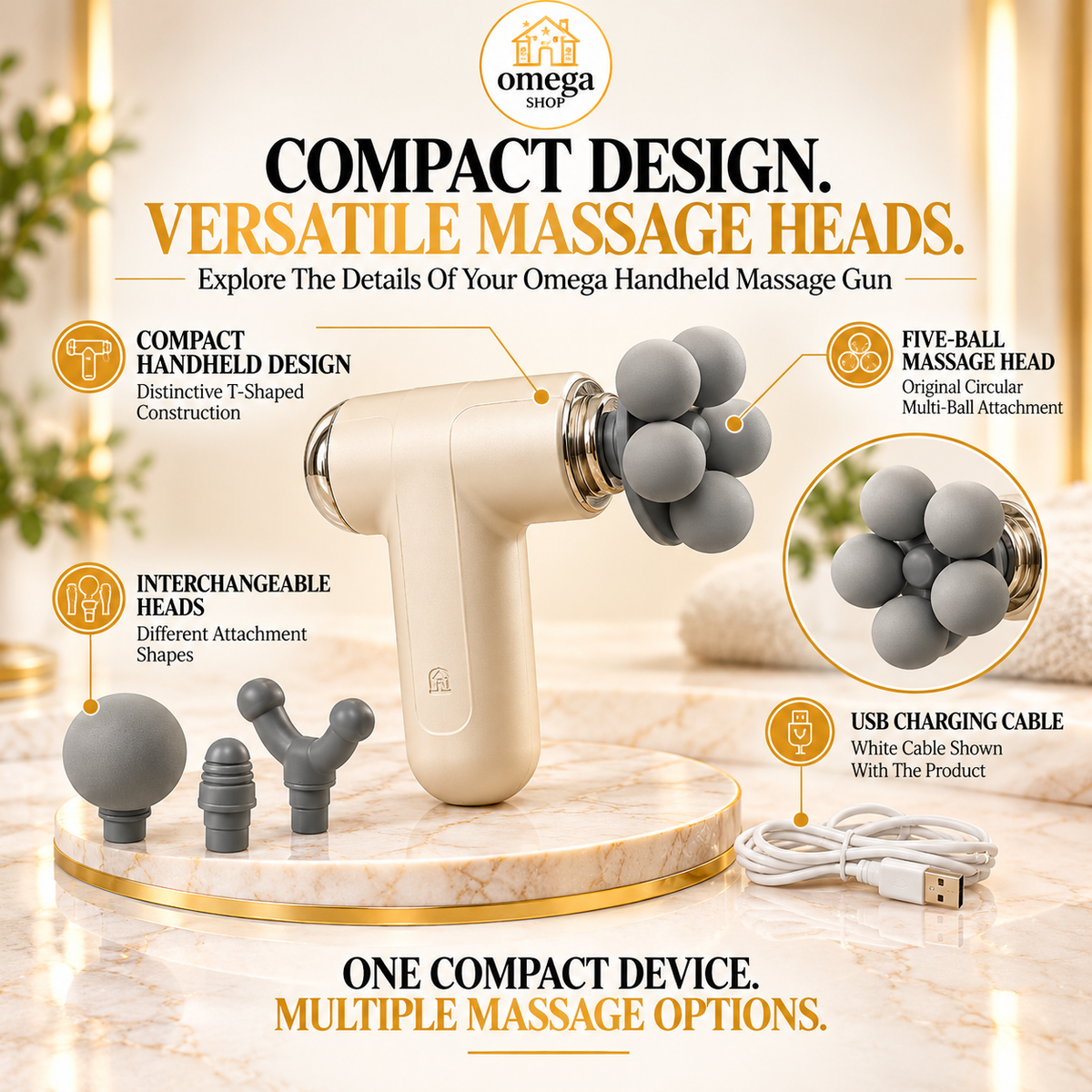 9 in 1 massage gun