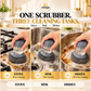 Refillable Soap-Dispensing Steel Wool Scrubber