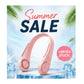 Portable Rechargeable Neck Fan  Hands-Free USB Cooling Fan  3 Speed Personal Wearable Fan