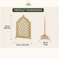 Premium  Prayer Barrier | Portable Privacy Screen for Salah | Islamic Prayer Divider