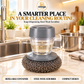 Refillable Soap-Dispensing Steel Wool Scrubber