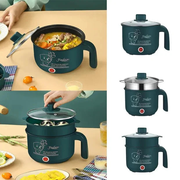 (Free Delivery) Portable Multifunctional Non-Stick Electric Pot
