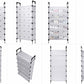 J32 Sturdy Shoe Rack with Transparent Dust-Proof Cover