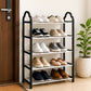 5-Tier Sturdy Shoe Rack with Transparent Dust-Proof Cover