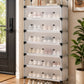 J32 Sturdy Shoe Rack with Transparent Dust-Proof Cover