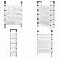 J32 Sturdy Shoe Rack with Transparent Dust-Proof Cover