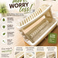 Max Kitchen 2-Tier Dish Drying Rack with Cutlery Holder