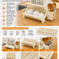 Max Kitchen 2-Tier Dish Drying Rack with Cutlery Holder