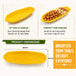 Corn-Shaped Melamine Serving Platter