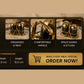 Premium Spice Jar Set with Golden Stand