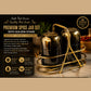Premium Spice Jar Set with Golden Stand