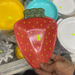 Kids' Strawberry-Shaped Melamine Serving Bowl
