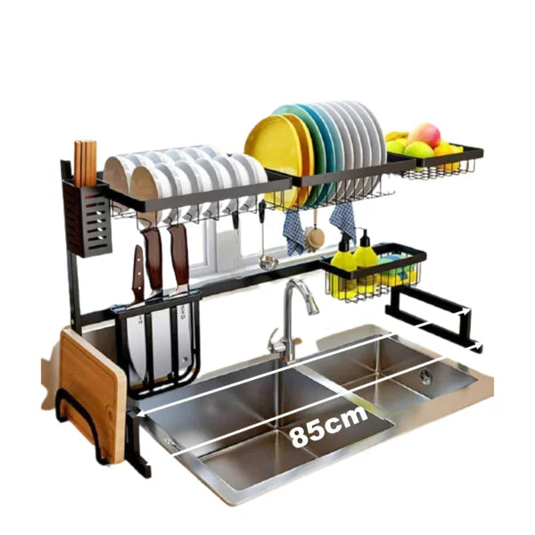 Dish & Utensils Drying Rack Over Sink