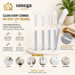 Omega Extendable Bottle Cleaning Brush – Long Handle Brush for Water Bottles, Baby Bottles & Thermos