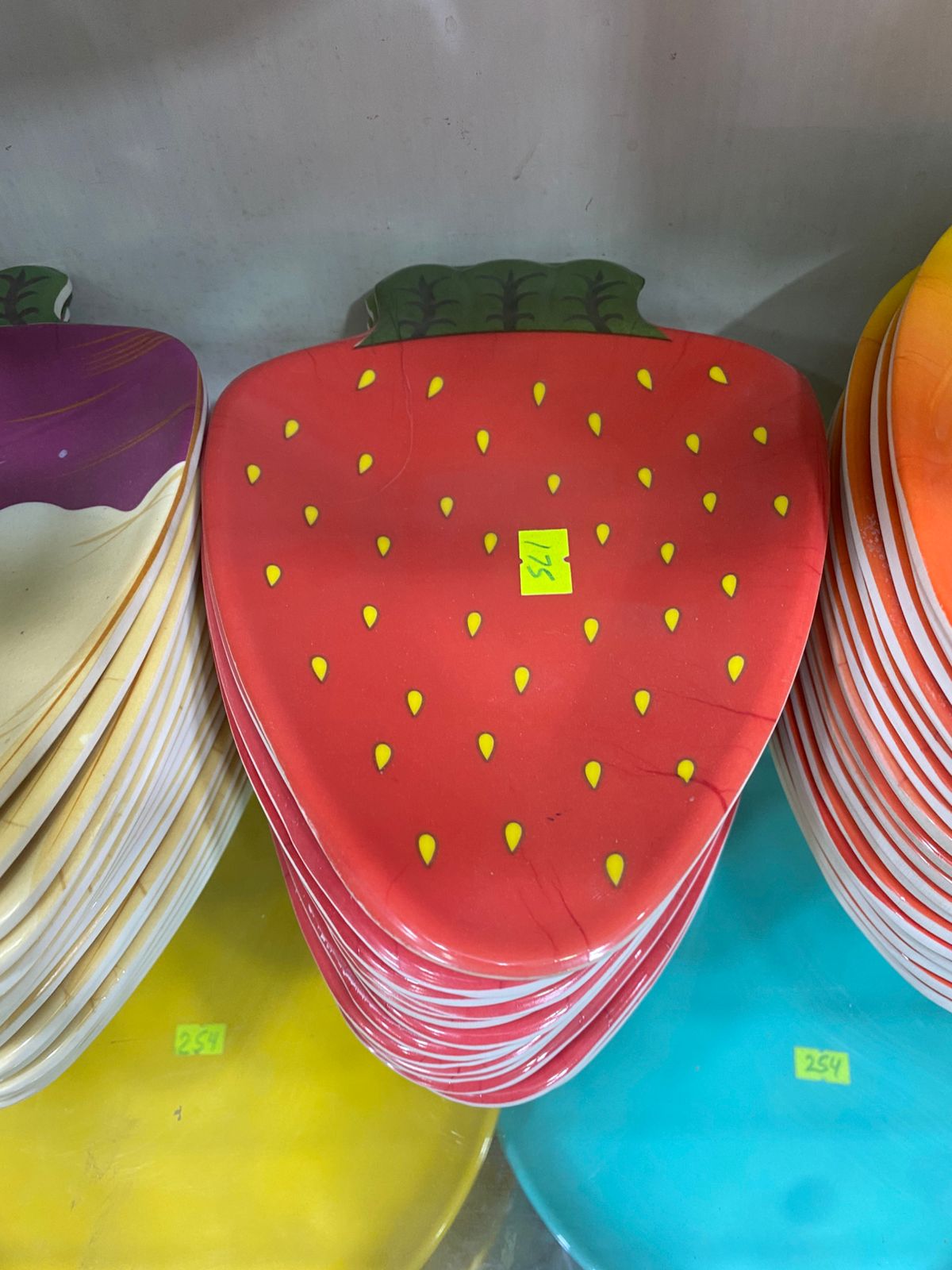 Kids' Strawberry-Shaped Melamine Serving Bowl