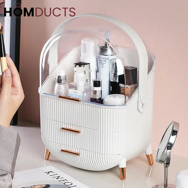 Makeup Storage Organizer with Lid