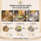 Omega 2-in-1 Dish Scrub Brush | Non-Stick Safe Cleaning Brush