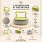 Omega 2-in-1 Dish Scrub Brush | Non-Stick Safe Cleaning Brush