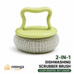 Omega 2-in-1 Dish Scrub Brush | Non-Stick Safe Cleaning Brush