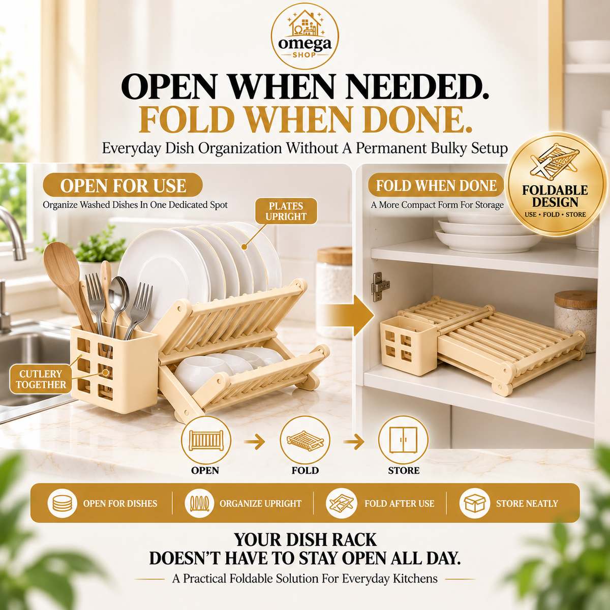 foldable dish drying rack