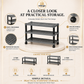 Premium Multipurpose Plastic Shoe Rack | 2 Tier & 3 Tier Storage Shelf with Wheels