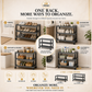 Premium Multipurpose Plastic Shoe Rack | 2 Tier & 3 Tier Storage Shelf with Wheels
